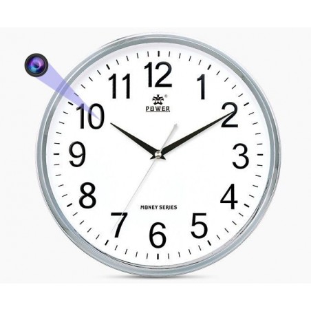 Wall clock Full HD camera with night vision